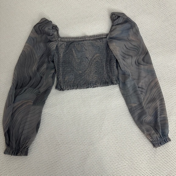 Aritzia Wilfred Saga Blouse Granite Blue Size XS - Picture 10 of 12